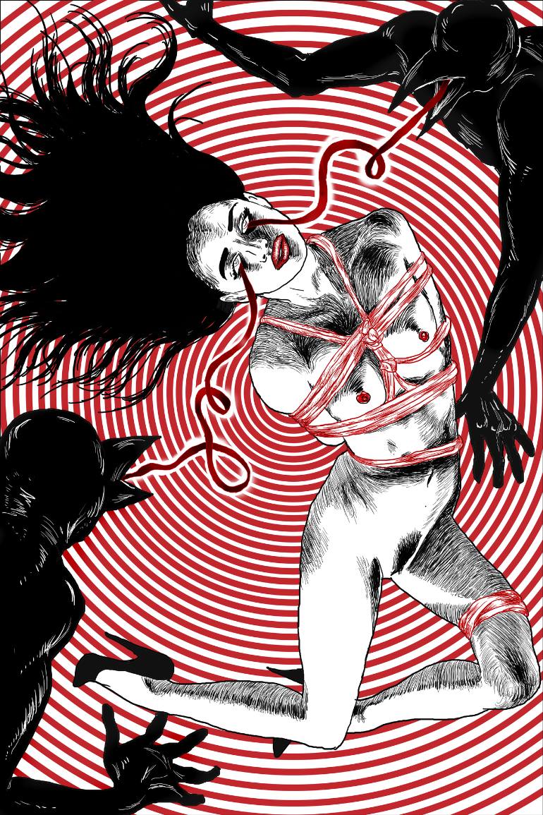 770x1155 Vertigo Drawing - Vertigo Drawing