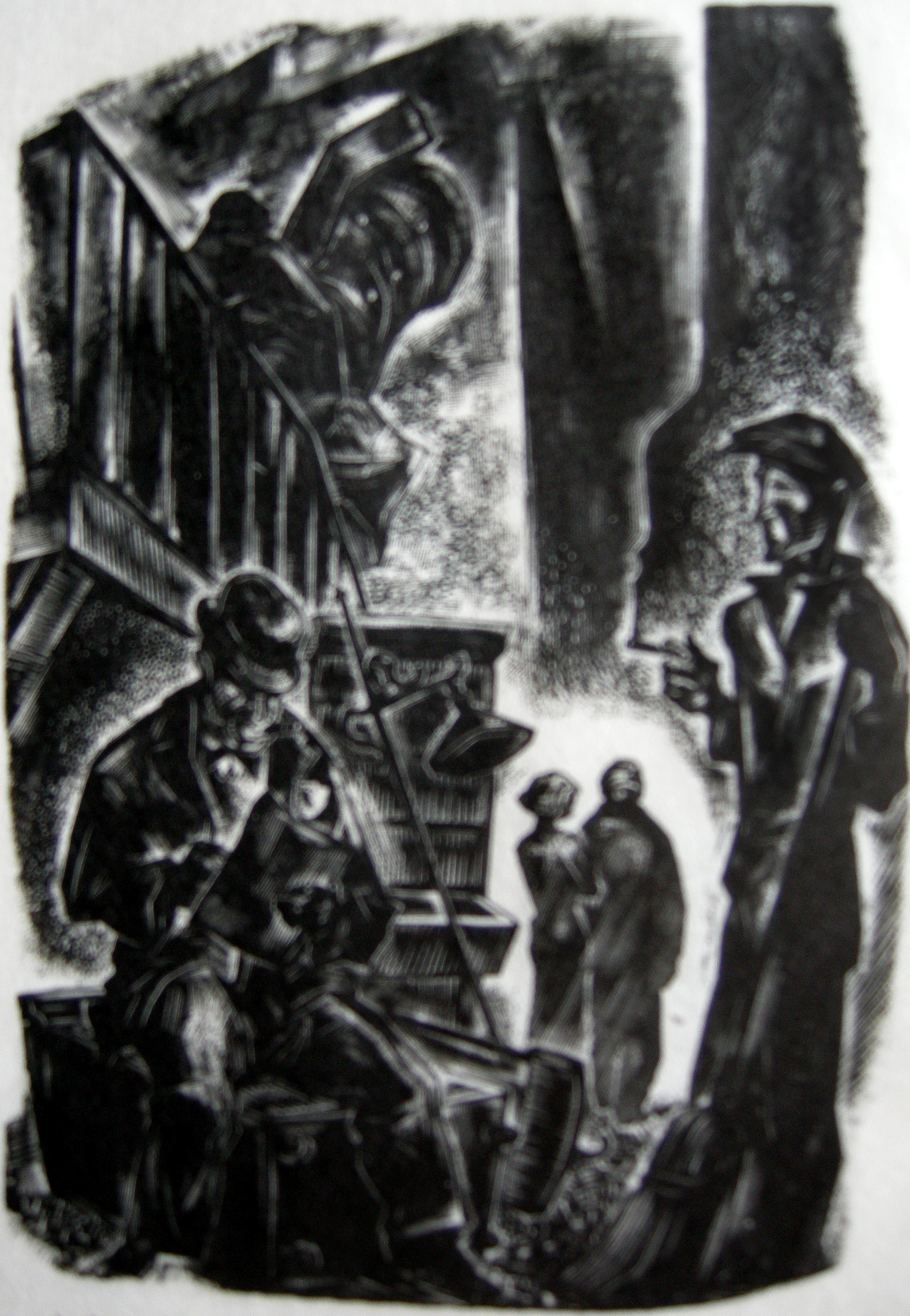 2000x2892 Vertigo Despair Tobey C Moss Fine Art - Vertigo Drawing