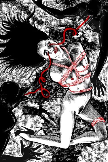 375x563 Vertigo Drawing - Vertigo Drawing