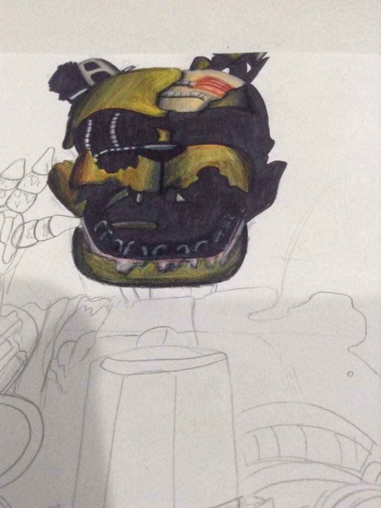 767x1024 huge drawing wip five nights at freddy's amino - Very Cool Drawings
