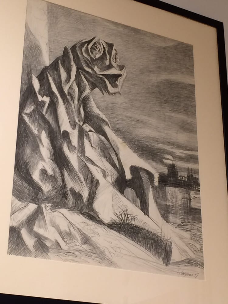 750x1000 sidney lazarus very cool display of his drawings go see - Very Cool Drawings