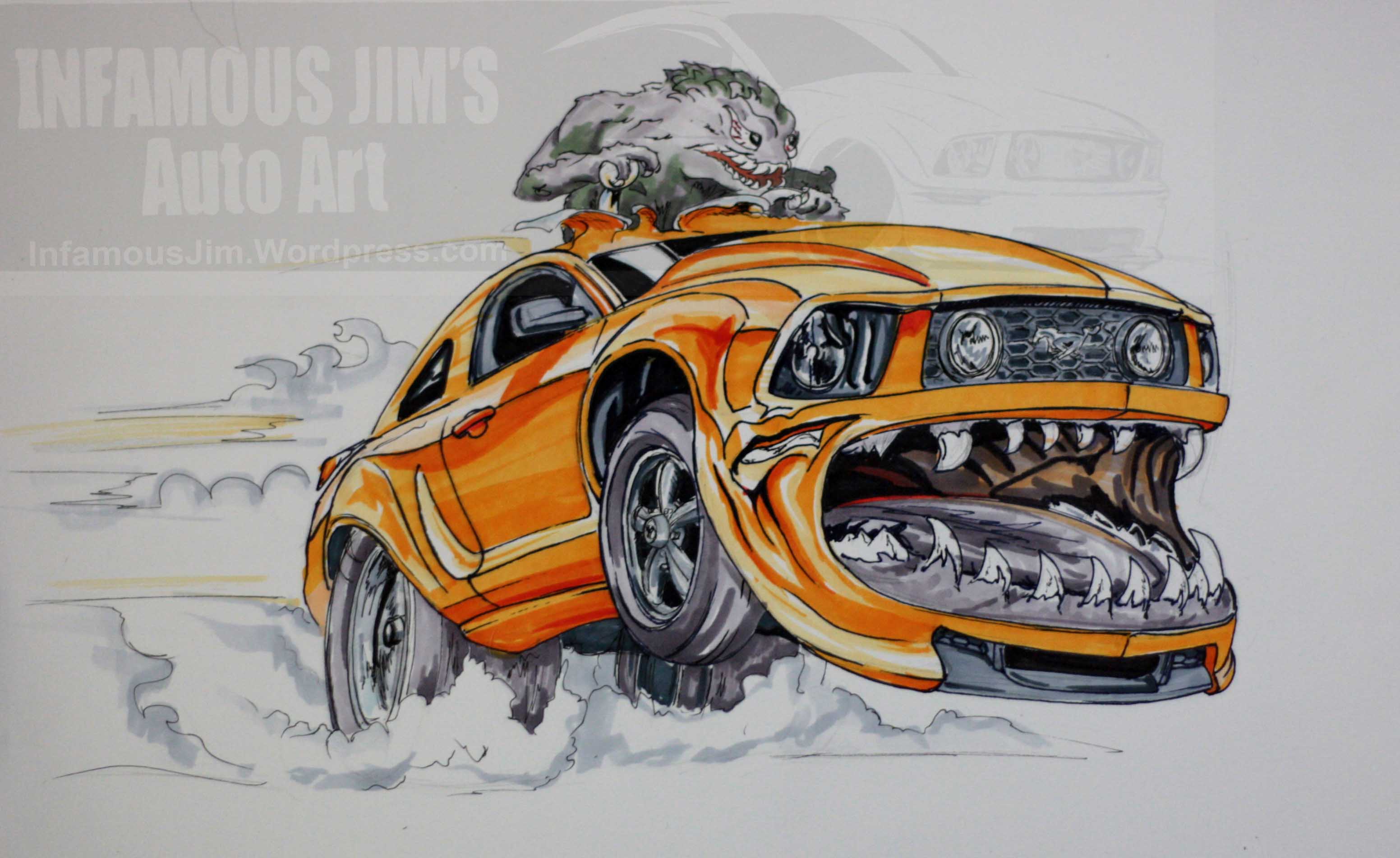 3104x1904 tramontano infamous jims auto art - Very Cool Drawings