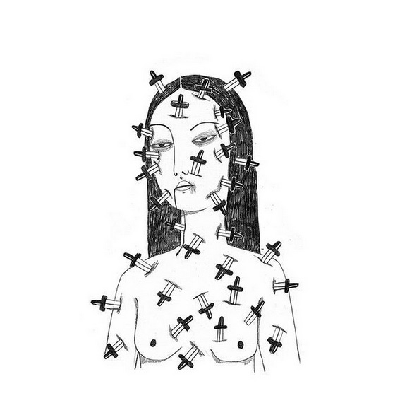 567x570 Drawings Of A Girl And A Snake Archives - Very Cool Drawings