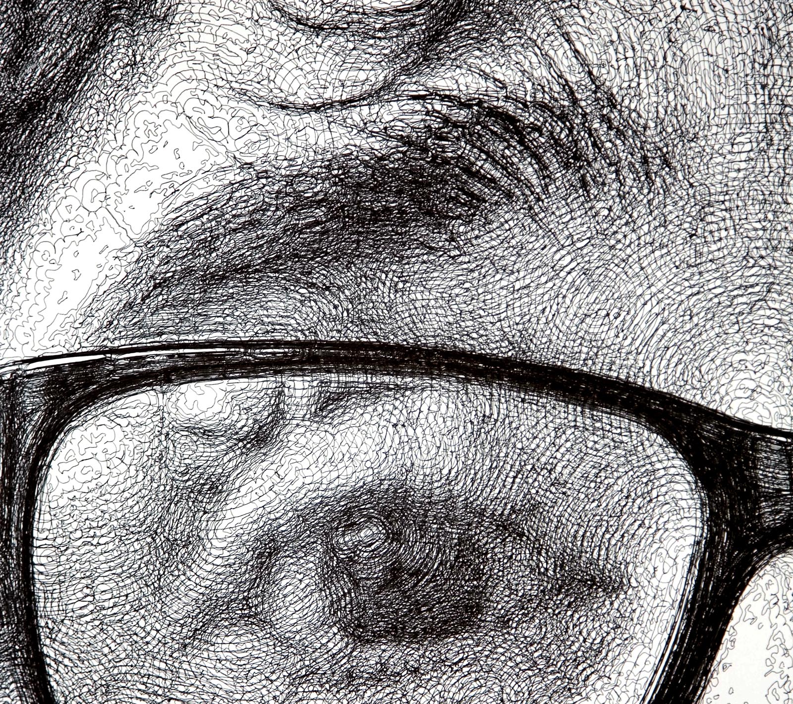 1600x1420 michael x inches large pen and ink drawing - Very Detailed Drawing