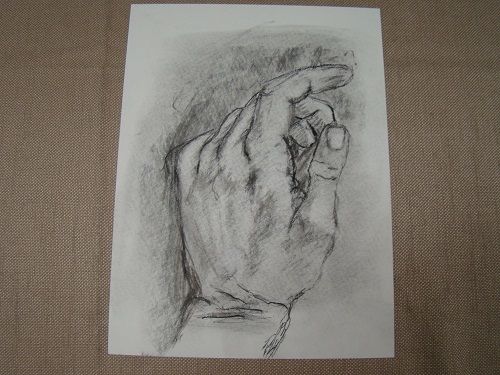 500x375 Original Charcoal Drawing - Very Detailed Drawing