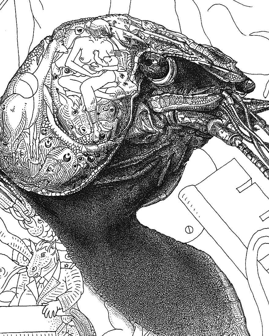 880x1100 super detailed hand drawing - Very Detailed Drawing