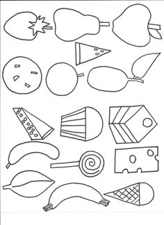 236x324 very hungry caterpillar free printable coloring - Very Hungry Caterpillar Drawing