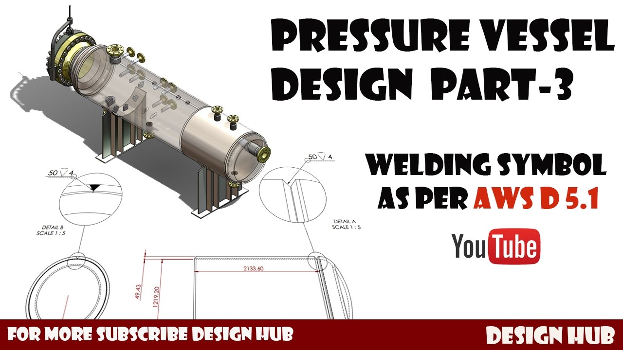 1280x720 pressure vessel design part welding type and its symbol - Vessel Drawing
