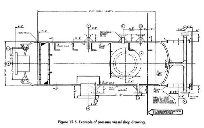 667x417 separator pressure vessels shop drawings oil and gas separator - Vessel Drawing