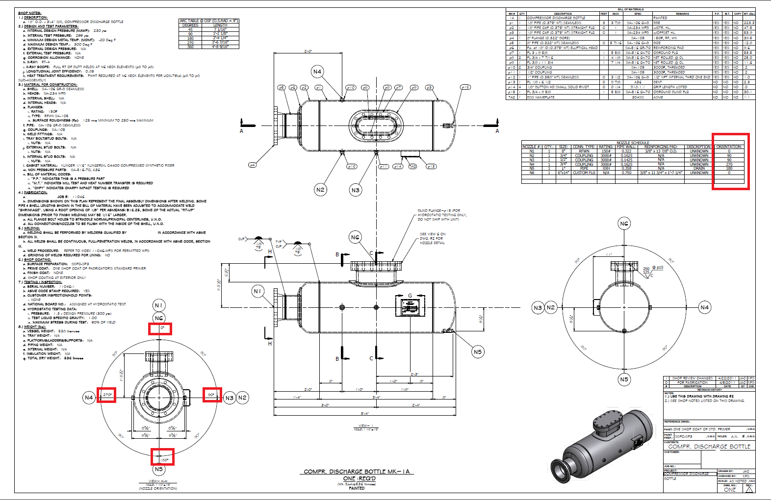 1572x1020 solved 'flattening' a vessel to show all nozzles - Vessel Drawing