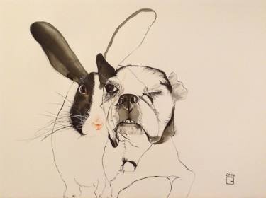 375x280 Vet On The Hill Drawing - Vet Drawing