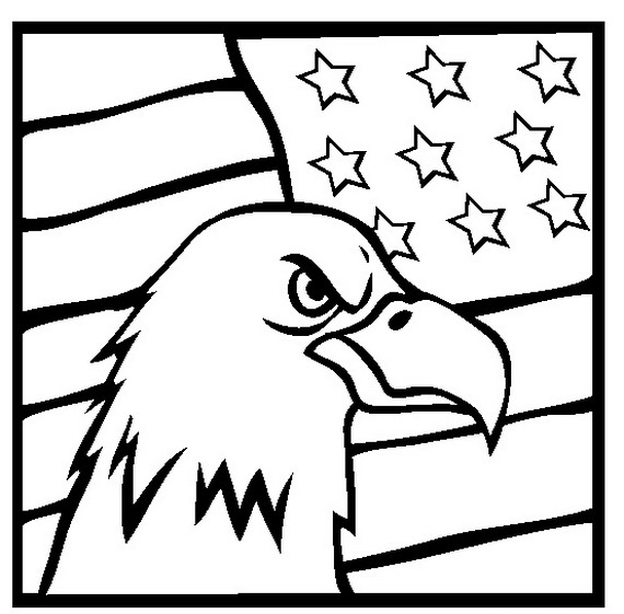 570x561 Eagle Drawing Veterans Day For Free Download - Veterans Day Drawings