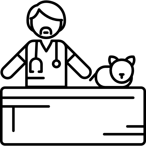 512x512 Veterinarian Drawing Frames Illustrations Hd Images Photo - Veterinarian Drawing