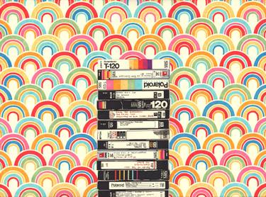 375x278 vhs rainbows drawing - Vhs Drawing