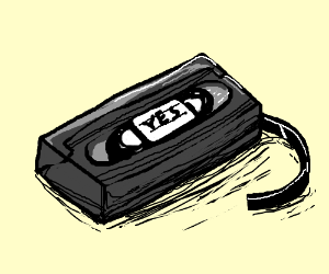 300x250 vhs tape drawing - Vhs Drawing