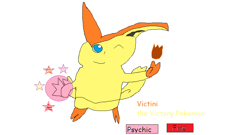 819x460 Victini - Victini Drawing