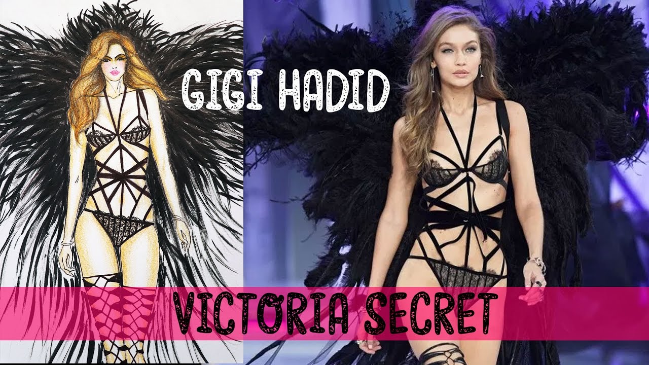 1280x720 Gigi Hadid Victoria's Secret Fashion Drawing Tutorial - Victoria Secret Drawinging