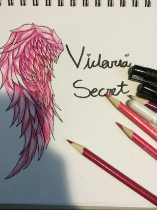 320x427 My Friend Aspirations Are To Be A Victoria Secret Model And I Drew - Victoria Secret Drawinging