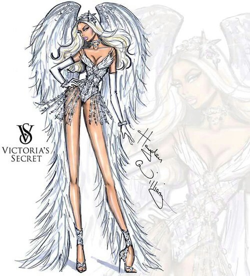 500x551 Victoria's Secret - Victoria Secret Drawinging