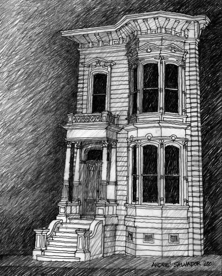724x900 Victorian Style House Drawing - Victorian House Drawing