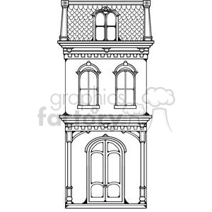 300x300 Victorian House Clip Art Clipart Collection - Victorian House Line Drawing