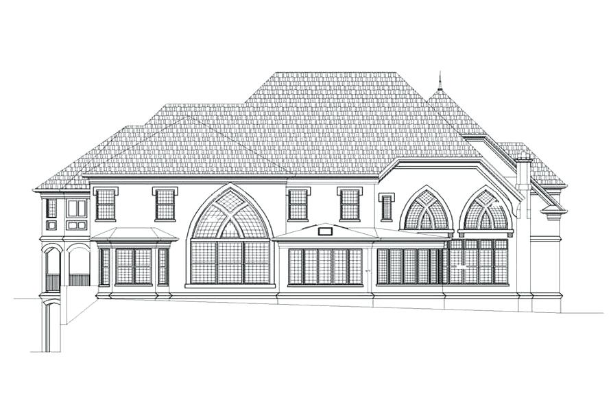 891x593 Luxury Victorian House Plans - Victorian House Line Drawing