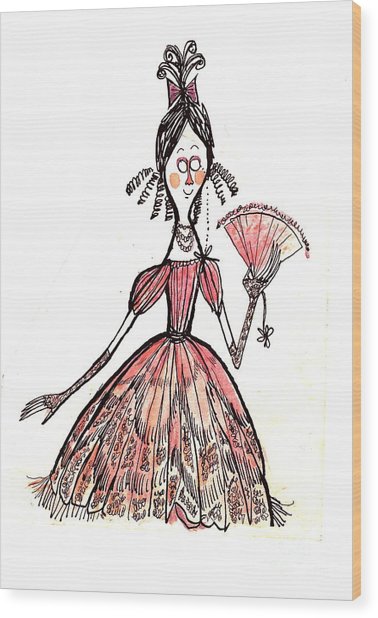 378x618 Victorian Lady Drawing - Victorian Lady Drawing