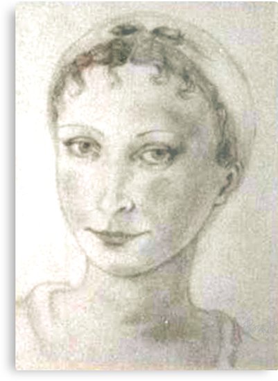 401x550 Victorian Lady Metal Prints - Victorian Lady Drawing