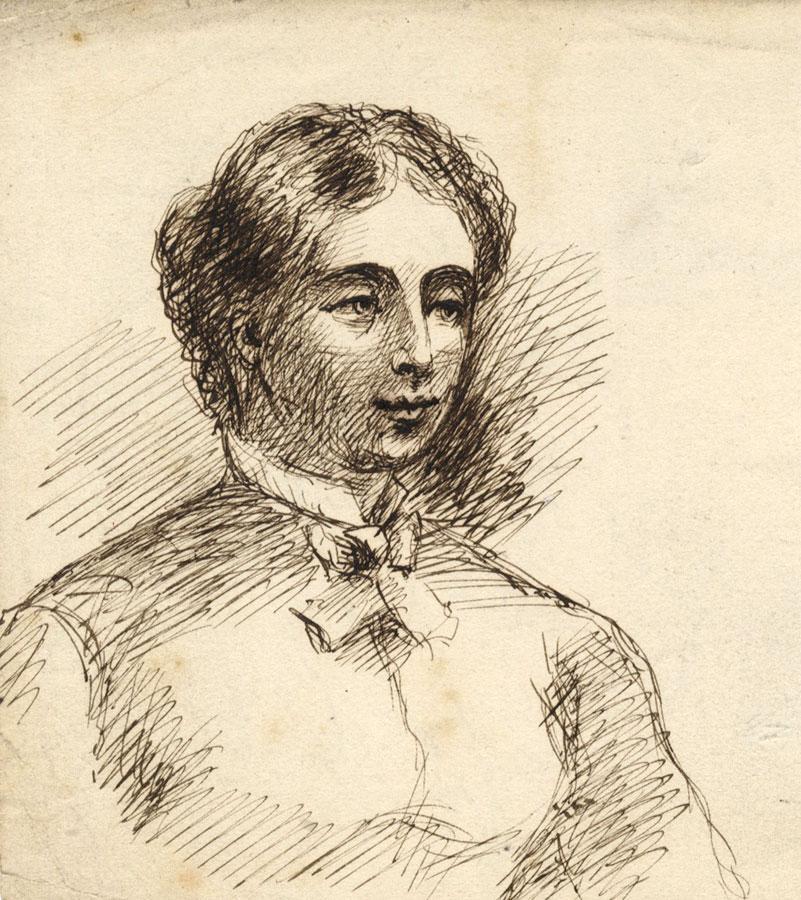 801x900 Victorian Lady In Neck Bow - Victorian Lady Drawing