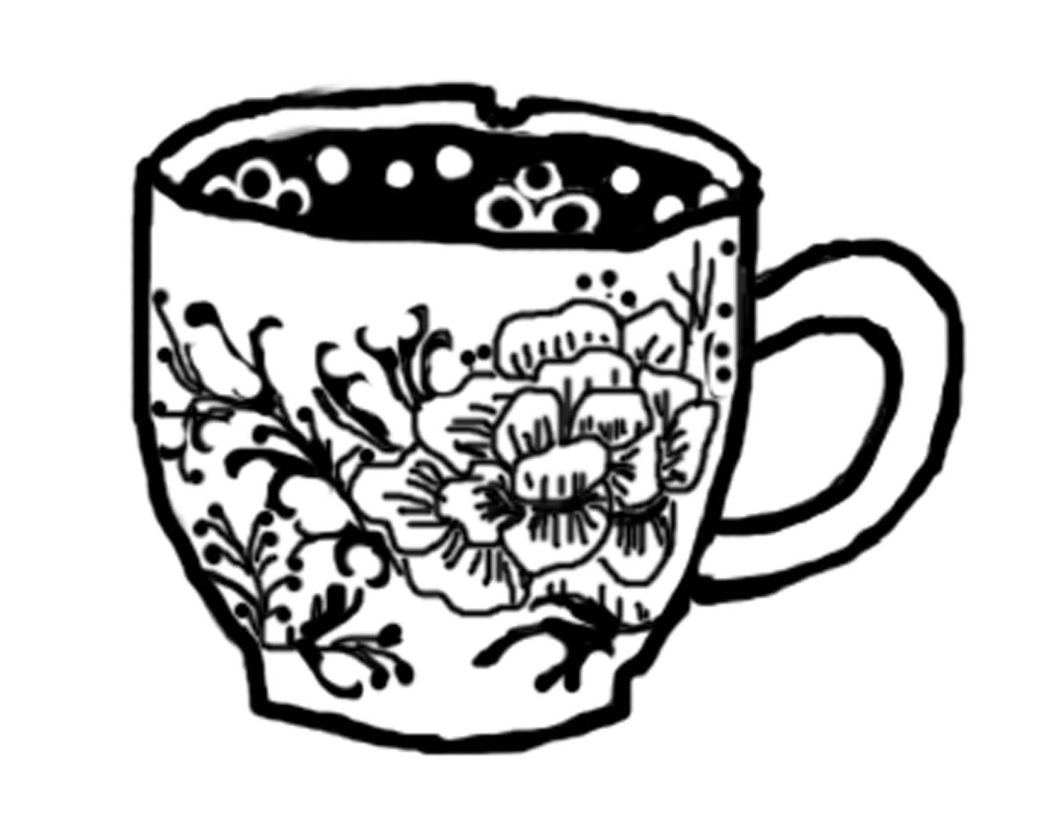 1492x1163 Pictures Of Victorian Teacup Drawing - Victorian Teacup Drawing