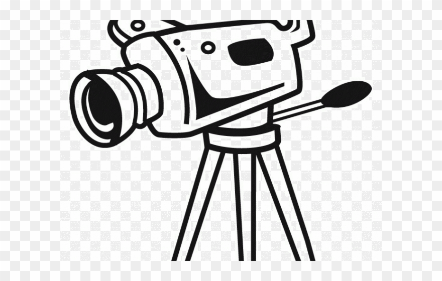 880x560 Photo Camera Clipart - Video Camera Drawing