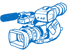 229x179 the study of tears working with film filming drawings - Video Camera Drawing