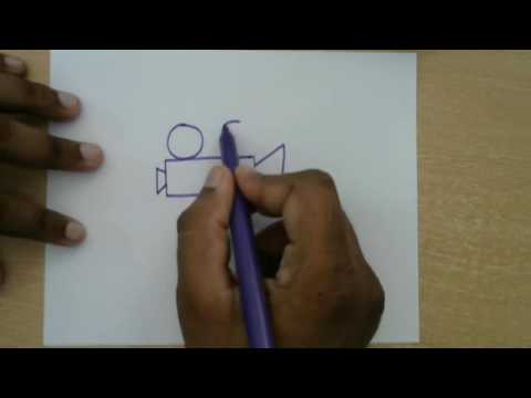 480x360 how to draw a video camera - Video Camera Drawing