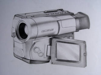 333x250 video camera pencil drawing - Video Camera Drawing