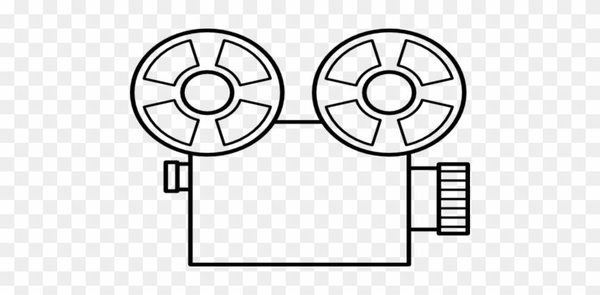 840x413 Broken Movie Camera Old Tape Clip Art At Vector Online - Video Camera Drawing