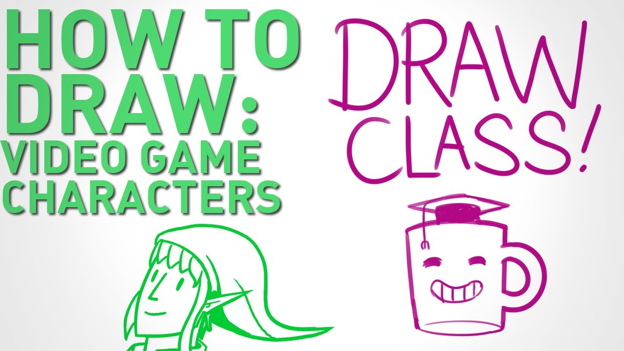 1280x720 how to draw video game characters - Video Game Character Drawings