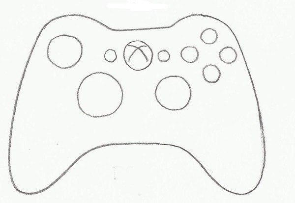 600x414 video game controller e - Video Game Controller Drawing