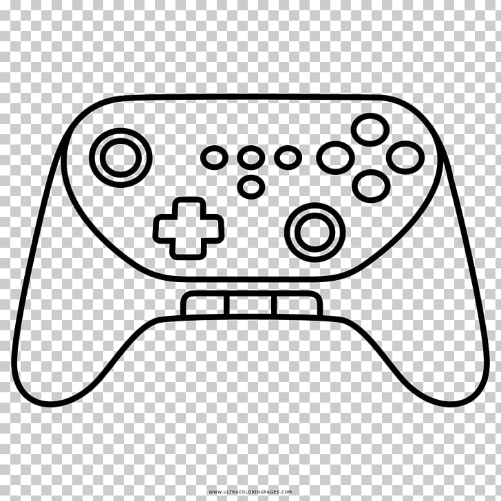 728x728 wii video game consoles coloring book drawing gamepad png - Video Game Controller Drawing