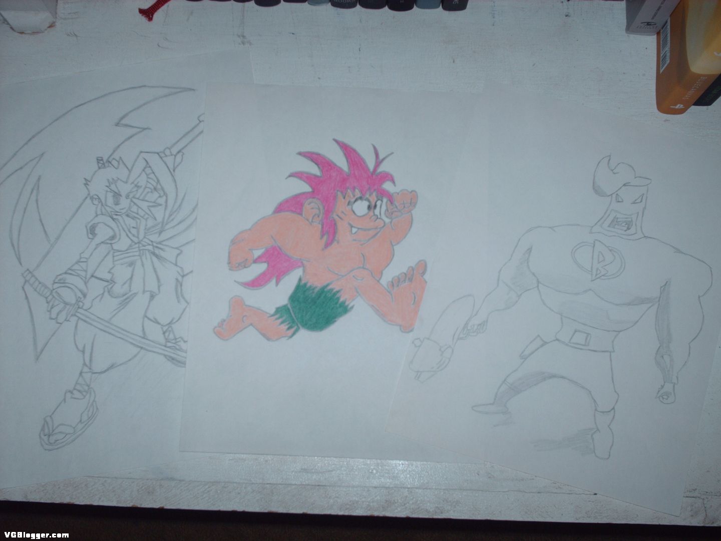 1440x1080 spring cleaning find classic video game artwork from my childhood - Video Game Drawings