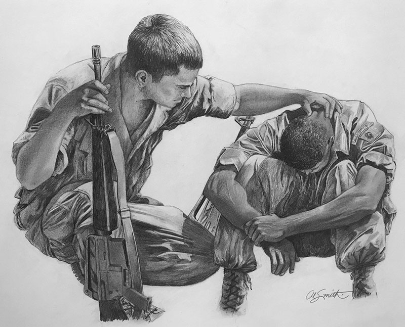 800x647 mchs to discuss the vietnam experience owatonna artist will share - Vietnam Drawing