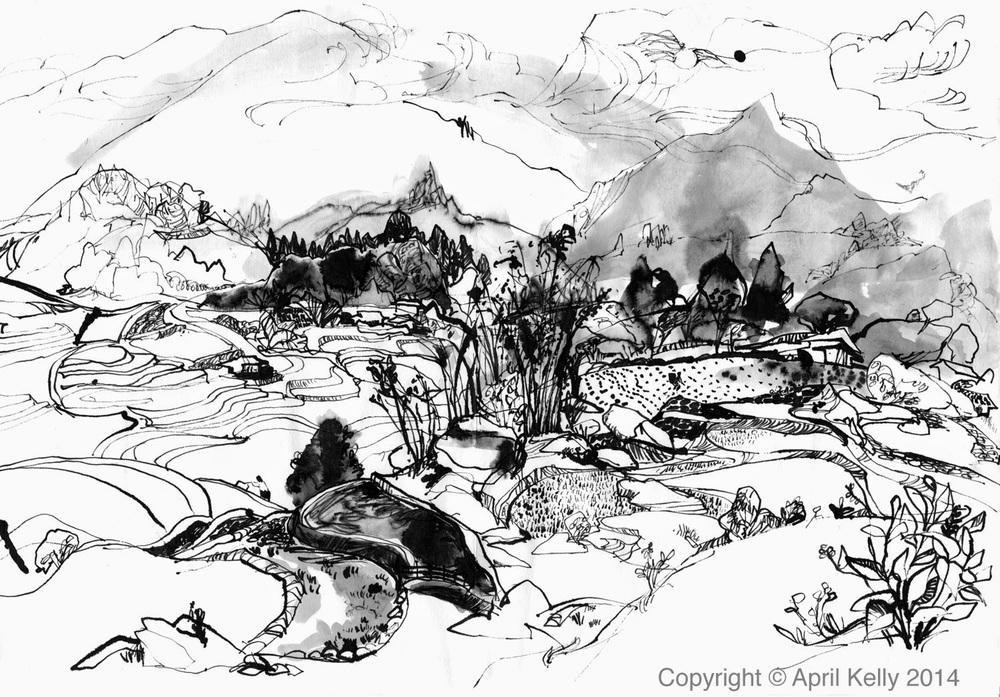 1000x697 vietnam drawing one for free download - Vietnam Drawing