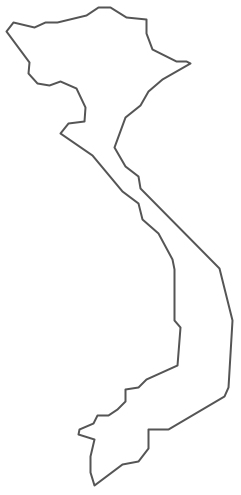 241x495 geo map - Vietnam Drawing