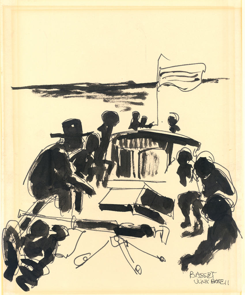 850x1024 portfolio gene basset's vietnam sketchbook historynet - Vietnam Soldier Drawing