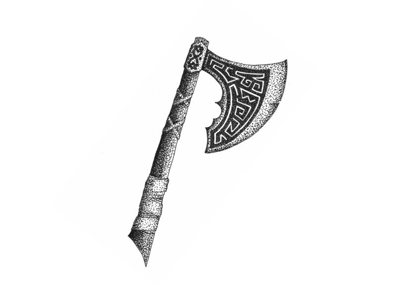 Featured image of post Simple Viking Axe Drawing Drawing axe mogul khan from dota 2 game vs painter