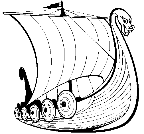 505x470 viking boats - Viking Boat Drawing