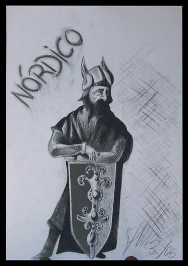 375x529 Viking Drawings For Sale Saatchi Art - Viking Drawings