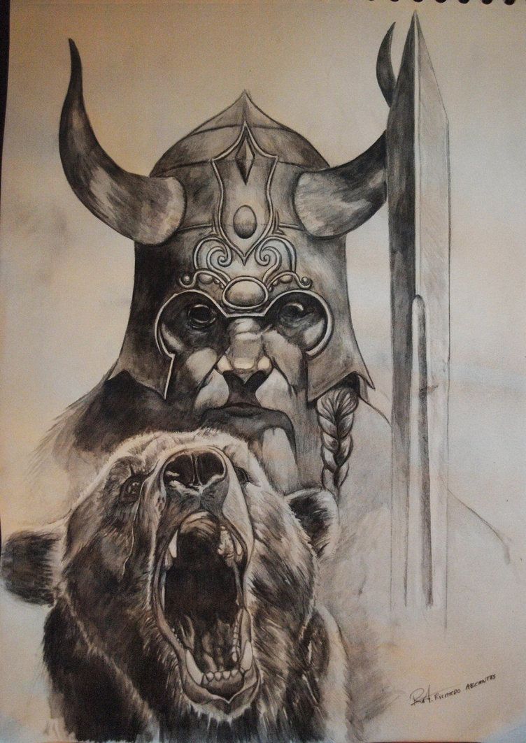752x1063 Viking Drawings - Viking Drawings