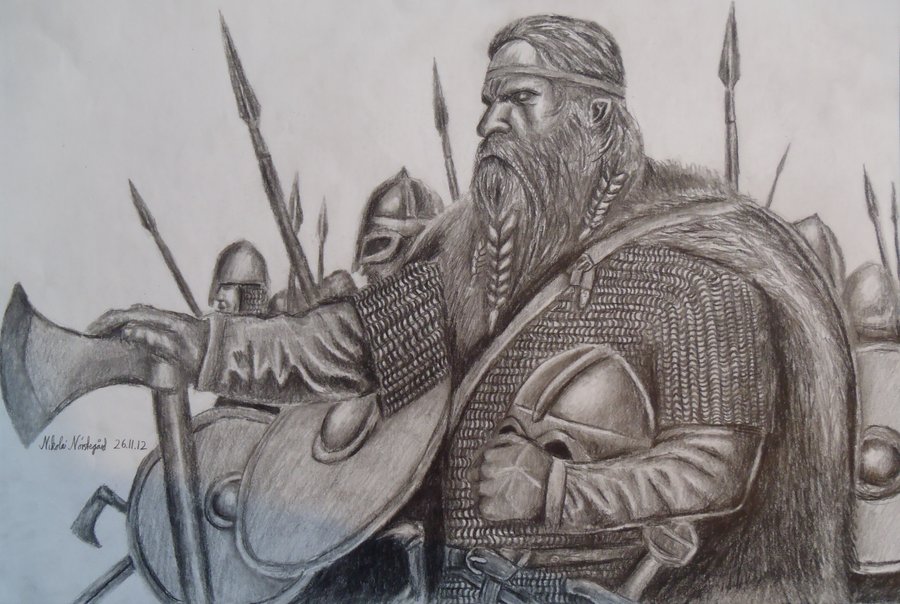 900x604 Viking Face Drawing - Viking Face Drawing