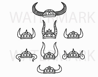 340x270 Printable Viking Hat Etsy - Viking Hat Drawing
