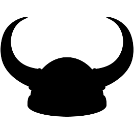 263x262 Viking Helmet Silhouette Free Silhouette Cameo Ideas - Viking Hat Drawing